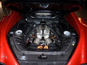 2022-2026 Ferrari 296 GTB (Type F171) OE Style Dry Carbon Fiber Engine Bay Panel Replacement Kits 4pcs