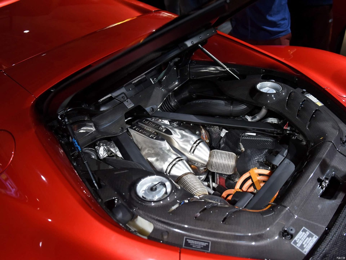 2022-2026 Ferrari 296 GTB (Type F171) OE Style Dry Carbon Fiber Engine Bay Panel Replacement Kits 4pcs - view 2