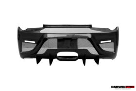 DarwinPRO 2010-2015 Ferrari 458 Spider BKSS Style Partial Carbon Fiber Rear Bumper And Fiber Trunk With Tail Light Cover - image 6