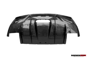 DarwinPRO 2010-2015 Ferrari 458 Spider BKSS Style Partial Carbon Fiber Rear Bumper And Fiber Trunk With Tail Light Cover - image 9