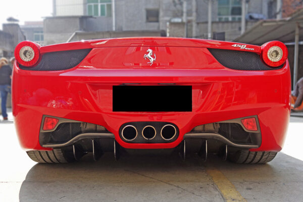 DarwinPRO 2010-2015 Ferrari 458 Italia Spider Carbon Fiber Rear Diffuser DarwinPRO (OE)