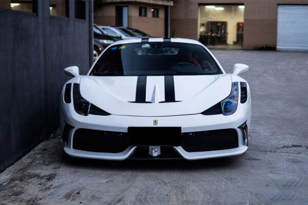 DarwinPRO 2010-2015 Ferrari 458 Italia and Spider Partial Carbon Fiber Front Bumper DarwinPRO ( Speciale Design)