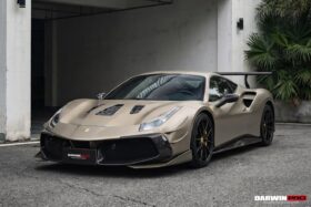DarwinPRO 2015-2020 Ferrari 488 GTB | Spider Partial Carbon Fiber Front Bumper - DarwinPRO Challenge Evo Modena Design - image 7