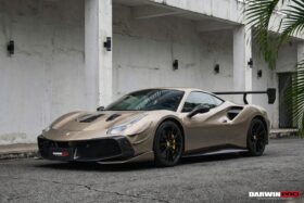 DarwinPRO 2015-2020 Ferrari 488 GTB | Spider Partial Carbon Fiber Side Skirts - DarwinPRO Challenge Evo Modena Design - image 9