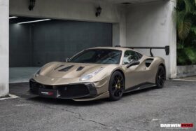 DarwinPRO 2015-2020 Ferrari 488 GTB | Spider Partial Carbon Fiber Hood - DarwinPRO Challenge Evo Modena Design - image 6