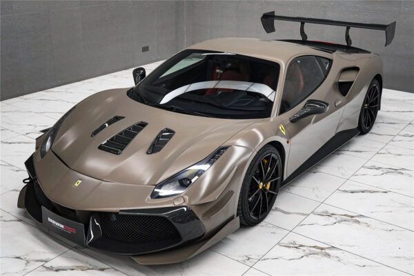 DarwinPRO 2015-2020 Ferrari 488 GTB | Spider Partial Carbon Fiber Hood - DarwinPRO Challenge Evo Modena Design