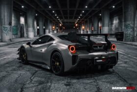 DarwinPro Aerodynamics DarwinPRO 488 GTB Partial Rear Bumper With Deck Lid Wing and Diffuser and Wing - DarwinPRO Challenge