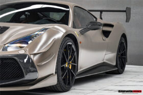 DarwinPRO 2015-2020 Ferrari 488 GTB | Spider Partial Carbon Fiber Side Skirts - DarwinPRO Challenge Evo Modena Design - image 4