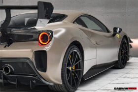 DarwinPRO 2015-2020 Ferrari 488 GTB | Spider Partial Carbon Fiber Side Skirts - DarwinPRO Challenge Evo Modena Design - image 5
