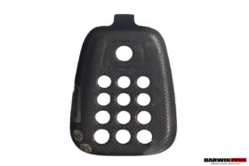 DarwinPro Aerodynamics DarwinPRO 488 GTB & Spider Dry Carbon Fiber Rear Black Light Cover with Camera Hole for Ferrari