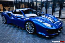 DarwinPRO 2015-2020 Ferrari 488 GTB | Spider Partial Carbon Fiber Front Bumper Set with Hood - DarwinPRO Pista Design - image 3