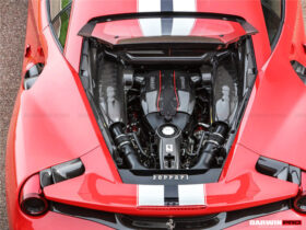 DarwinPro Aerodynamics DarwinPRO Autoclave Carbon Fiber Engine Bay Panels With Heat Protection Fits 488, PISTA, F8 for
