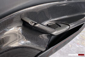 DarwinPRO 2015-2020 Ferrari 488 GTB & Spider Carbon Fiber Door Handle Interior - image 6