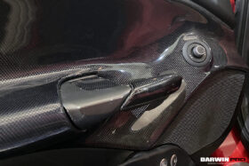 DarwinPRO 2015-2020 Ferrari 488 GTB & Spider Carbon Fiber Door Handle Interior - image 8
