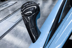 DarwinPro Aerodynamics DarwinPRO Carbon Fiber Mirror House with Base Replacement DarwinPRO (OE) Fits F8, 488, Pista for