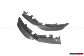 DarwinPRO 2018-2020 Ferrari 488 Pista Carbon Fiber Front Bumper Side Splitter Lip - image 2
