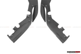 DarwinPRO 2018-2020 Ferrari 488 Pista Carbon Fiber Front Bumper Side Splitter Lip - image 4