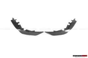 DarwinPRO 2018-2020 Ferrari 488 Pista Carbon Fiber Front Bumper Side Splitter Lip - image 6