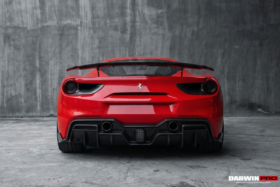 DarwinPRO 2015-2020 Ferrari 488 GTB iMP-Performance Carbon Fiber Trunk Spoiler Wing - image 3