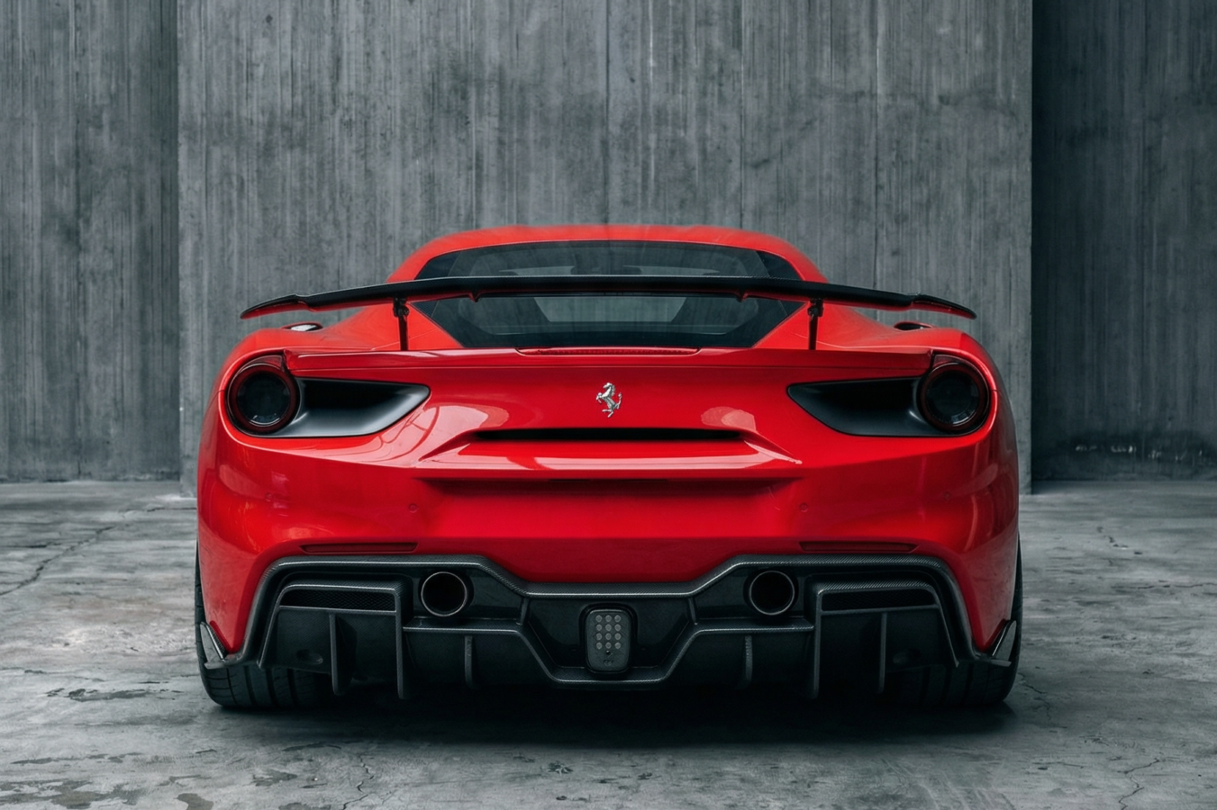 DarwinPRO 2015-2020 Ferrari 488 GTB & Spider iMP-Performance Carbon Fiber Rear Diffuser - FF Performance