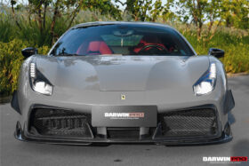 DarwinPRO 2015-2020 Ferrari 488 GTB & Spider iMP-Performance Carbon Fiber Front Bumper Canards - image 6