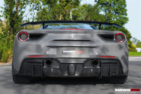 DarwinPRO 2015-2020 Ferrari 488 GTB iMP-Performance Carbon Fiber Trunk Spoiler Wing - image 9