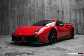 DarwinPRO 2015-2020 Ferrari 488 GTB & Spider iMP-Performance Carbon Fiber Front Bumper Canards - image 2