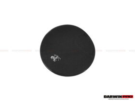 DarwinPRO 2017-2026 Ferrari 812 Superfast / GTS Dry Carbon Fiber Fuel Door Replacement (with Logo)