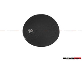 DarwinPRO 2017-2026 Ferrari 812 Superfast / GTS Dry Carbon Fiber Fuel Door Replacement (with Logo)
