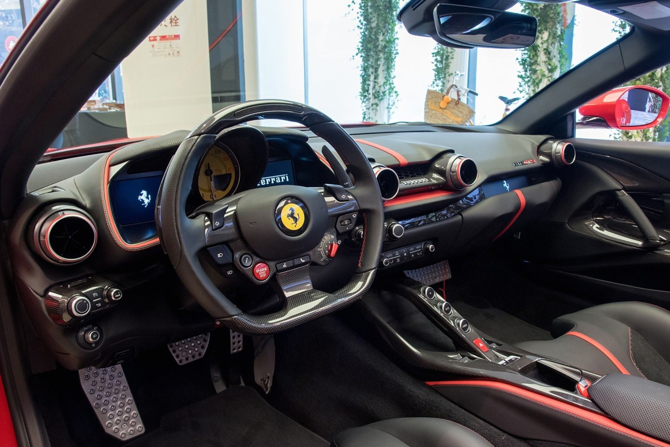 DarwinPRO 2017-2026 Ferrari 812 Superfast / GTS OE Style Dry Carbon Fiber Bridge Control - view 3