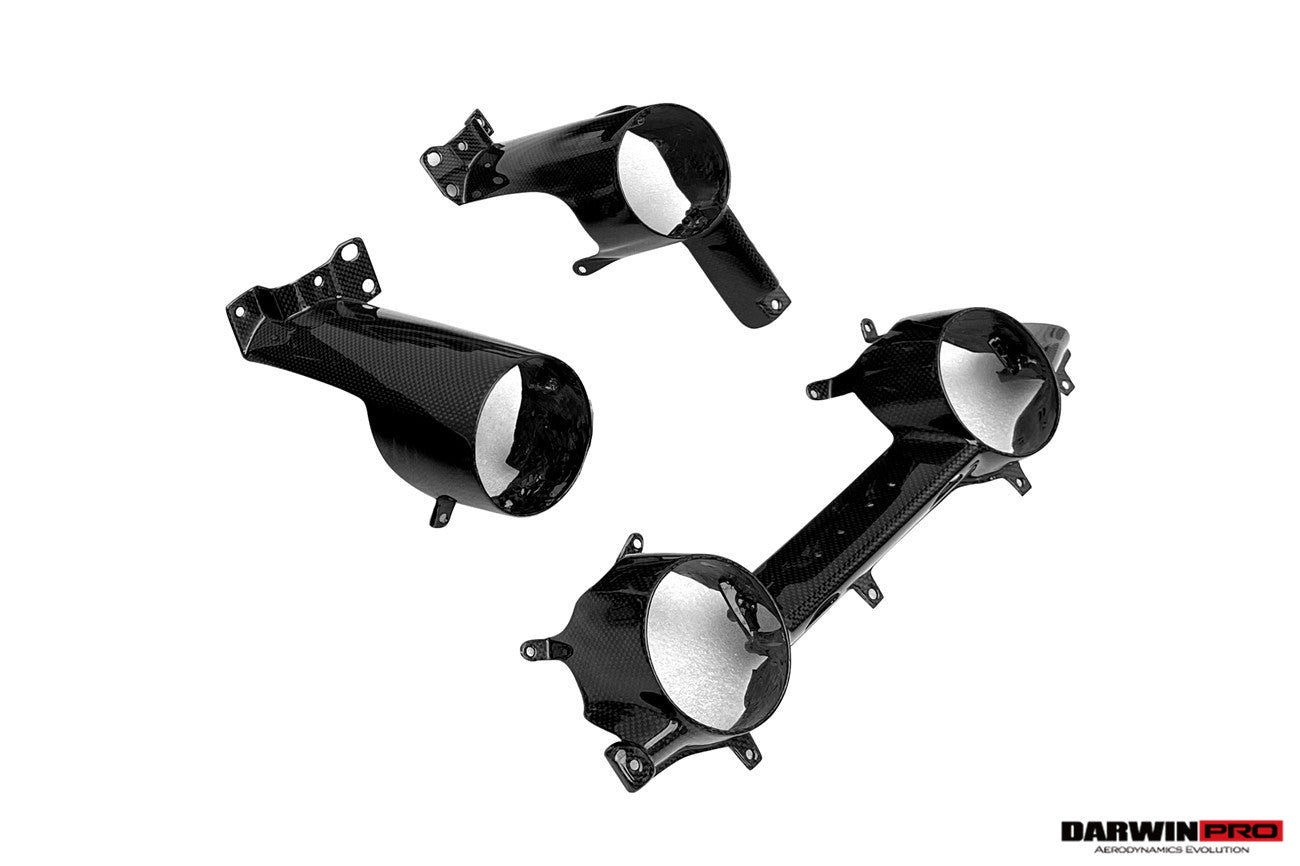 DarwinPRO 2017-2026 Ferrari 812 Superfast / GTS OE Style Dry Carbon Fiber AC Panel Trim Replacement - view 3