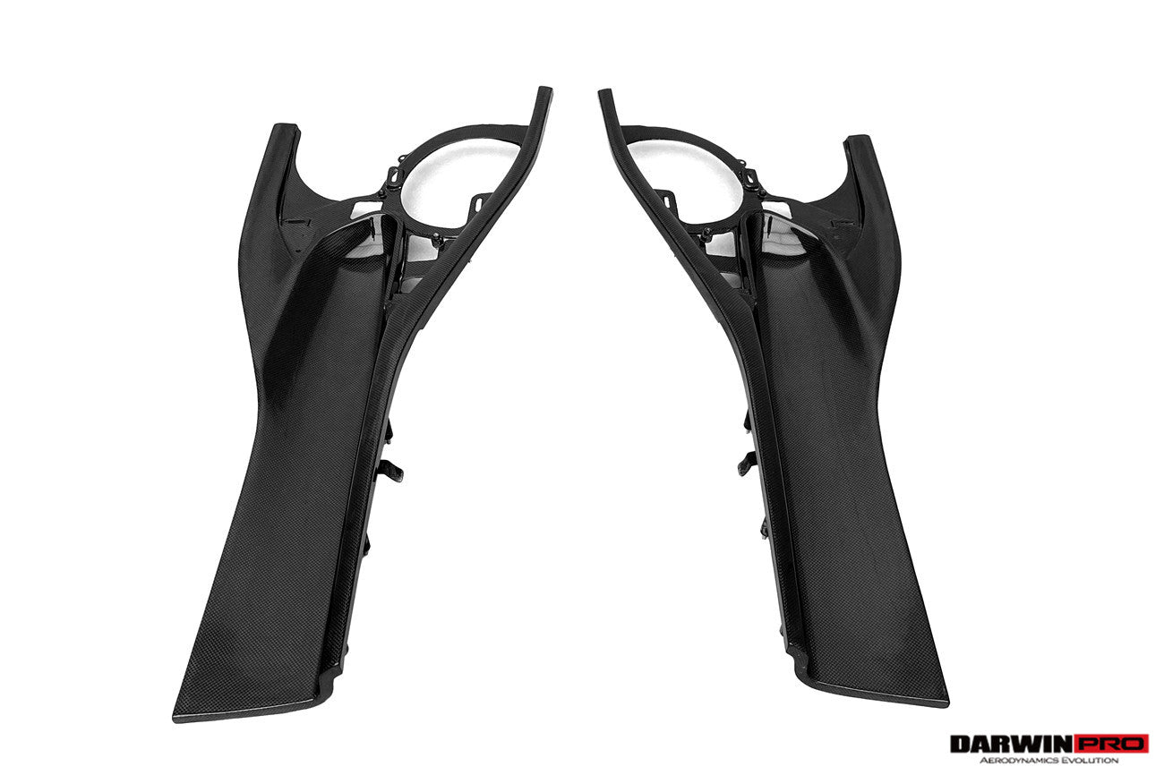 DarwinPRO 2017-2026 Ferrari 812 Superfast / GTS OE Style Dry Carbon Fiber Door Panel Interior - view 3
