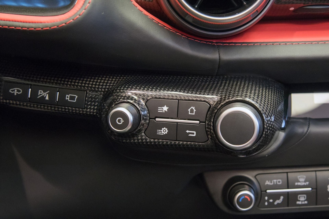 DarwinPRO 2017-2026 Ferrari 812 Superfast / GTS OE Style Dry Carbon Fiber Control Panel Replacement