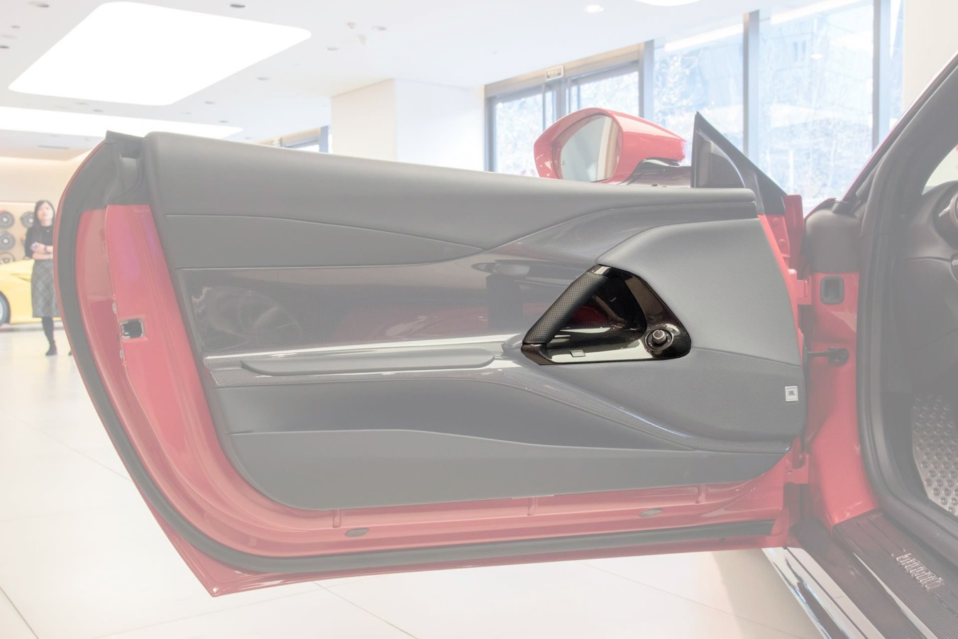DarwinPRO 2017-2026 Ferrari 812 Superfast / GTS OE Style Dry Carbon Fiber Door Handle Interior