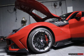 DarwinPro Aerodynamics DarwinPRO F12 Berlinetta IMP Performance Carbon Fiber Hood for Ferrari F12 - Image 8