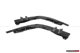 DarwinPro Aerodynamics DarwinPRO F8 Tributo and Spider Autoclave Carbon Fiber Front Bumper Side Splitter DarwinPRO (OE) for