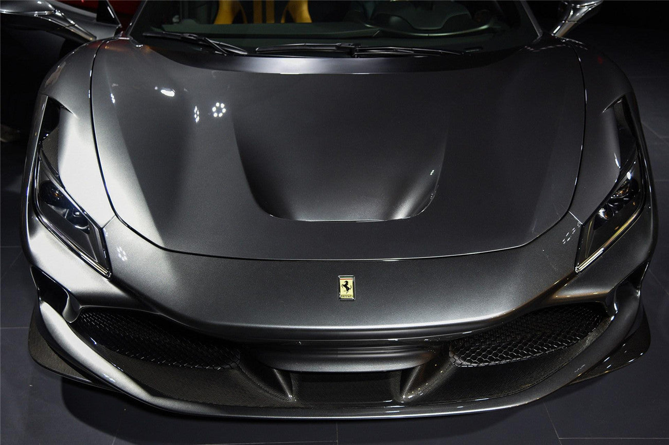 DarwinPro Aerodynamics DarwinPRO F8 OE Style Autoclave Carbon Fiber Front Lip Splitter for Ferrari F8 - Image 2
