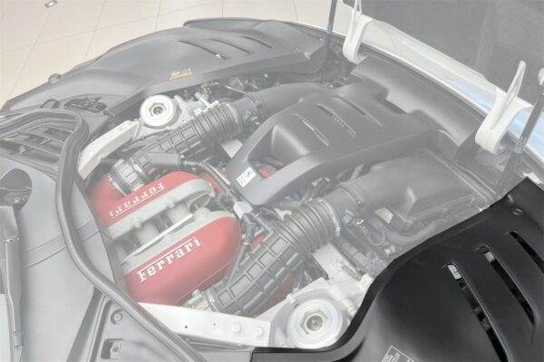 DarwinPRO 2023-UP Ferrari Purosangue FUV Type F175 OEM Style Dry Carbon Fiber Inner Engine Cover (2PCS)