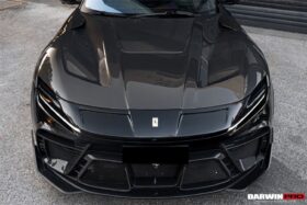 DarwinPro Aerodynamics DarwinPRO Purosangue F175 Partial Carbon Fiber Front Bumper And Hood DarwinPRO iMP Design for