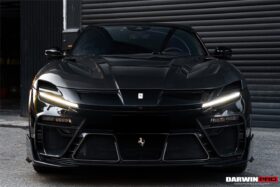 DarwinPro Aerodynamics DarwinPRO Purosangue F175 Partial Carbon Fiber Front Bumper And Hood DarwinPRO iMP Design for