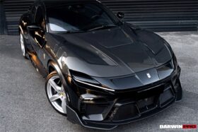 DarwinPro Aerodynamics DarwinPRO Purosangue F175 Partial Carbon Fiber Front Bumper And Hood DarwinPRO iMP Design for