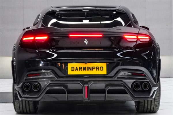 DarwinPRO 2023-UP Ferrari Purosangue F175 Partial Carbon Fiber Rear Bumper DarwinPRO iMP Design