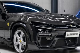 DarwinPro Aerodynamics DarwinPRO Purosangue F175 Partial Carbon Fiber Front Bumper And Hood DarwinPRO iMP Design for