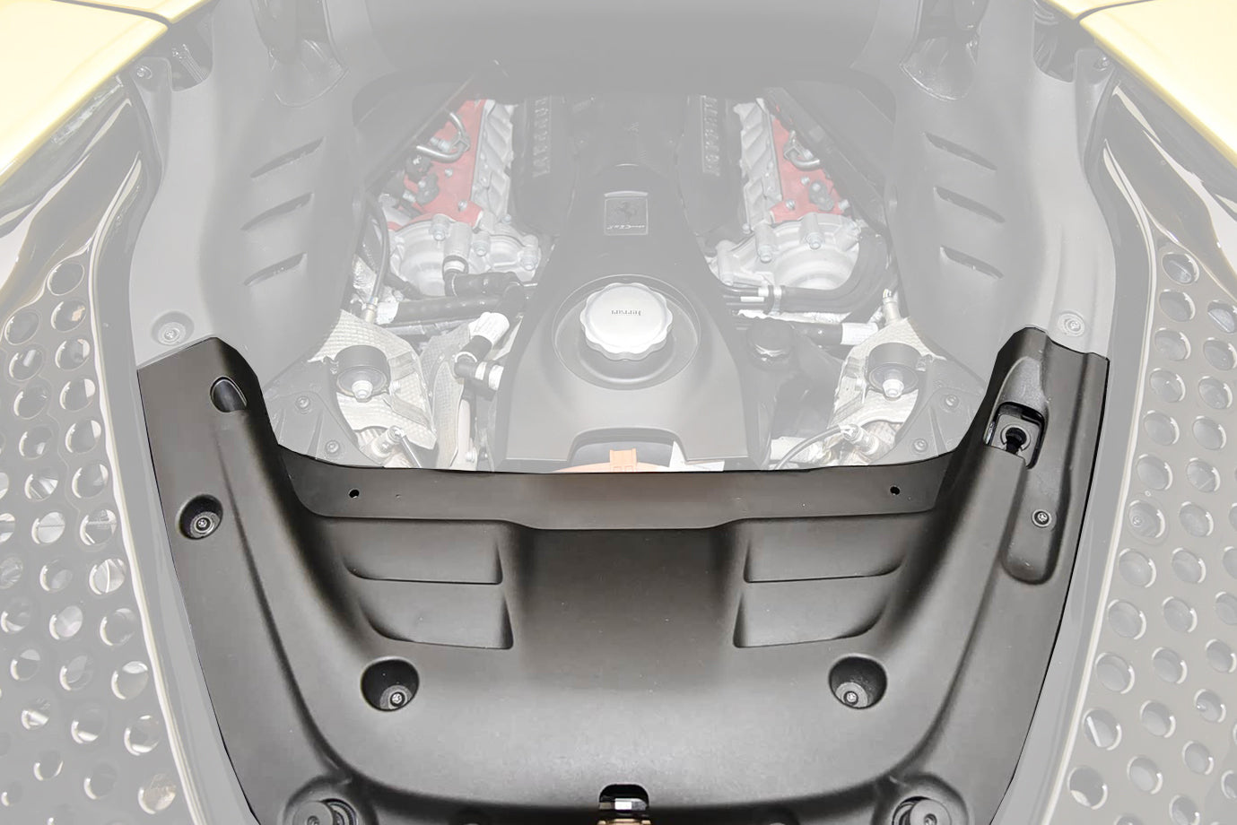 DarwinPRO 2021-UP Ferrari SF90 Spider OE Style Autoclave Carbon Fiber Engine Bay Interior (1 Piece) - FF Performance