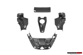 DarwinPro Aerodynamics DarwinPRO SF90 Spider OE Style Autoclave Carbon Fiber Engine Bay Interior 5 Piece for Ferrari SF90 -