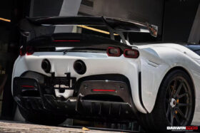 DarwinPro Aerodynamics DarwinPRO SF90 Stradale Autoclave Carbon Fiber Wing with Base DarwinPRO (SF90XX Style) for Ferrari