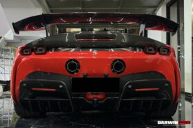 DarwinPro Aerodynamics DarwinPRO SF90 Stradale Autoclave Carbon Fiber Wing with Base DarwinPRO (SF90XX Style) for Ferrari
