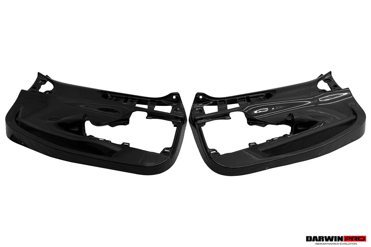 DarwinPRO 2020-2025 Ferrari SF90 Stradale OE Style Dry Carbon Fiber Door Panel Interior Replacement - FF Performance