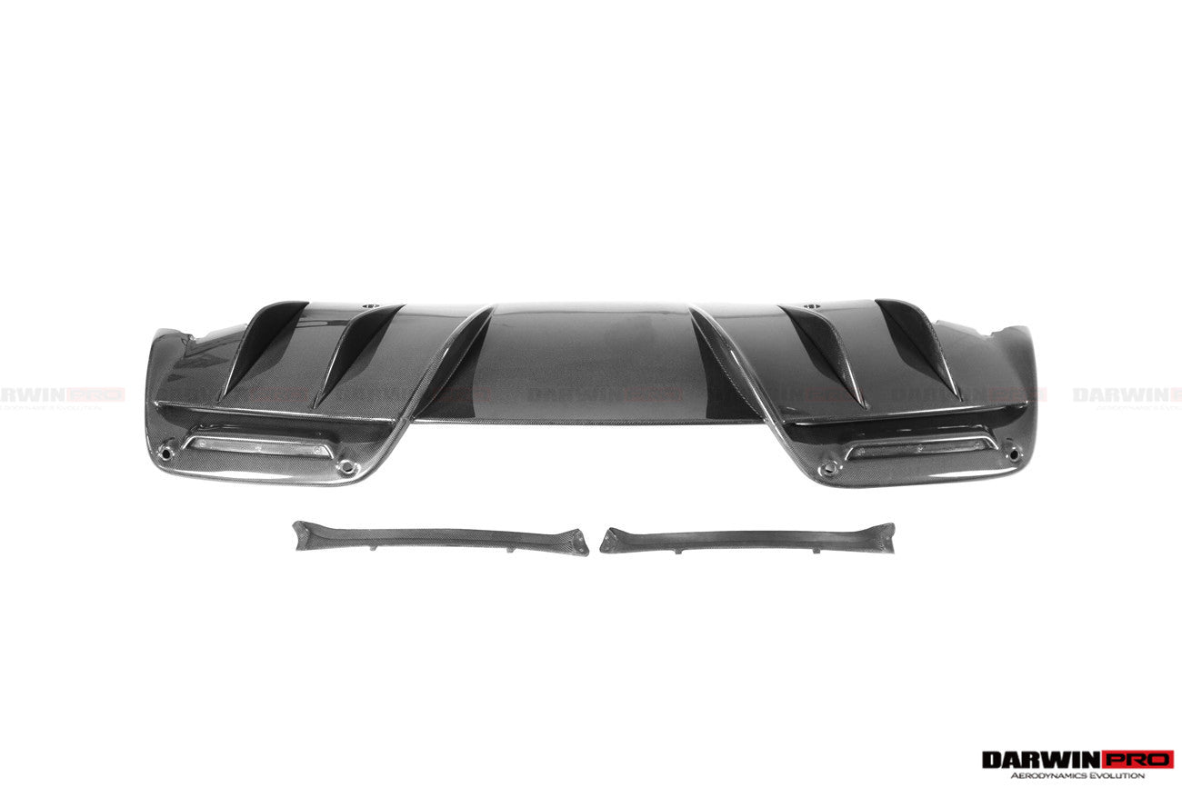 2022-2026 Ferrari 296 GTB & GTS (Type F171) OE Style Carbon Fiber Rear Diffuser - detail 1
