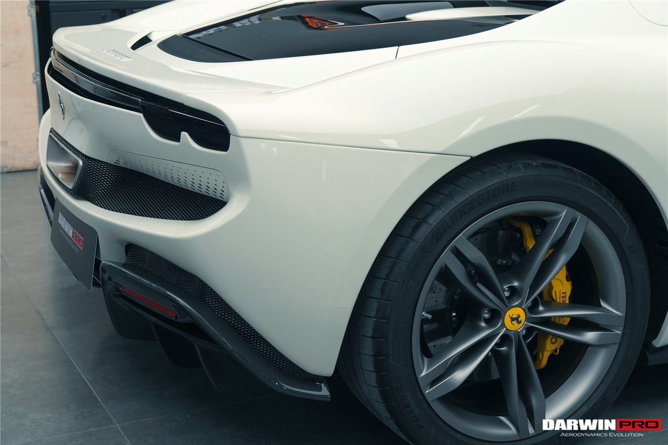 2022-2026 Ferrari 296 GTB & GTS (Type F171) OE Style Carbon Fiber Rear Bumper w/ Diffuser - view 2